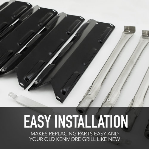 Permasteel 4 Burner Replacement Grill Parts Package (Burners And Flame